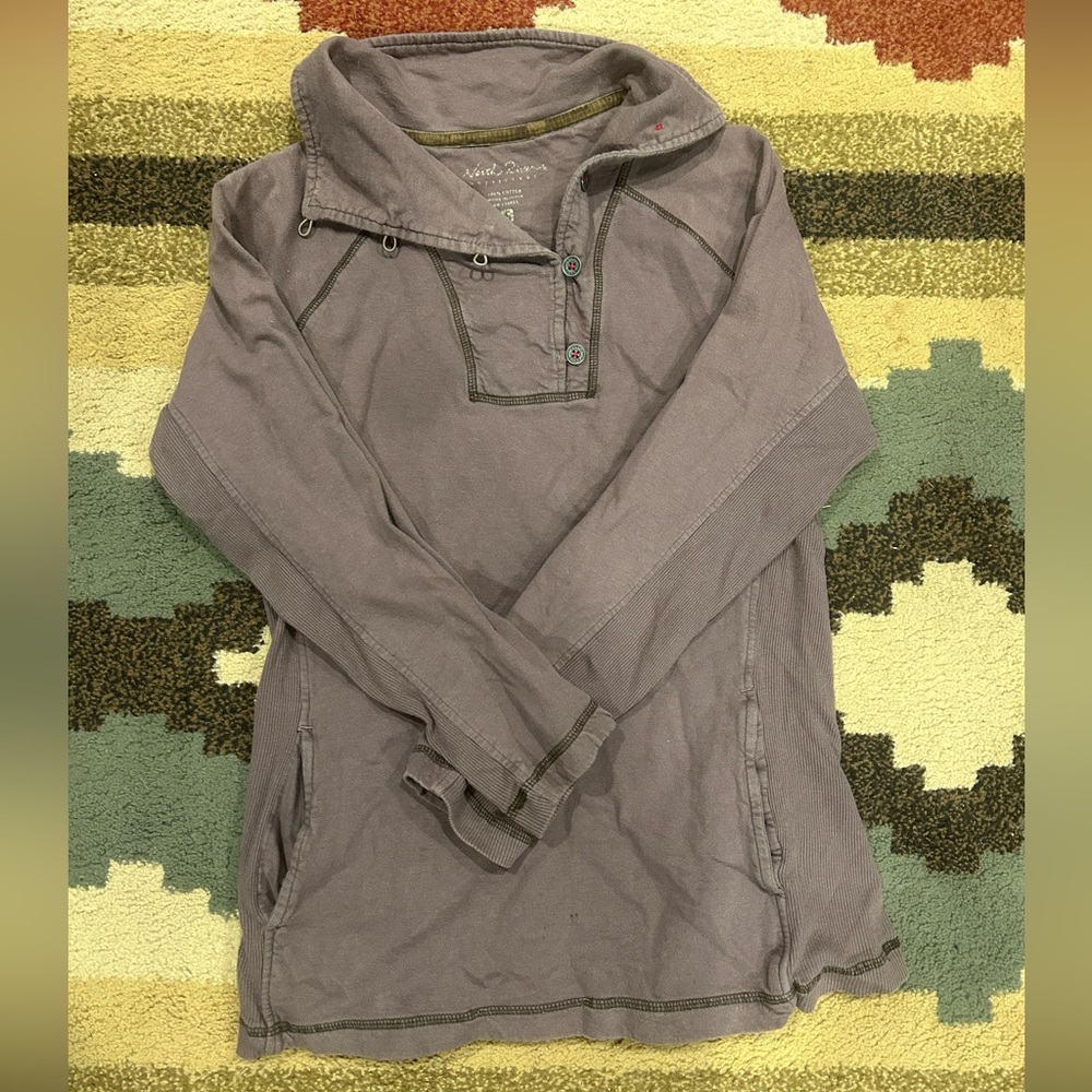 purple/brown jacket